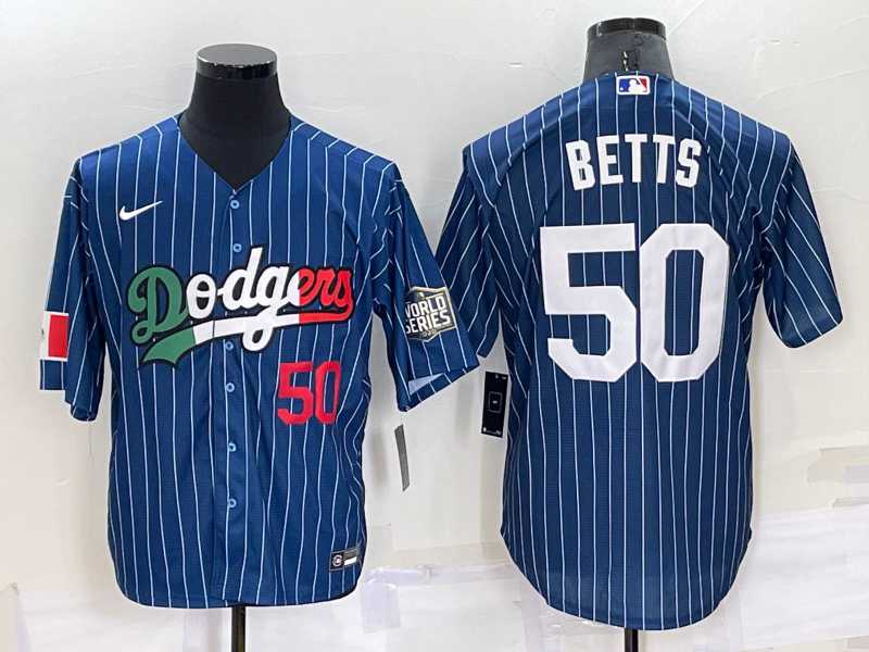 Los Angeles Dodgers50 Mookie Betts Number Navy Blue Pinstripe 2020 World Series Cool Base Nike Jersey,We sell and wholesale Los Angeles Dodgers50 Mookie Betts Number Navy Blue Pinstripe 2020 World Series Cool Base Nike Jersey on line form chian!